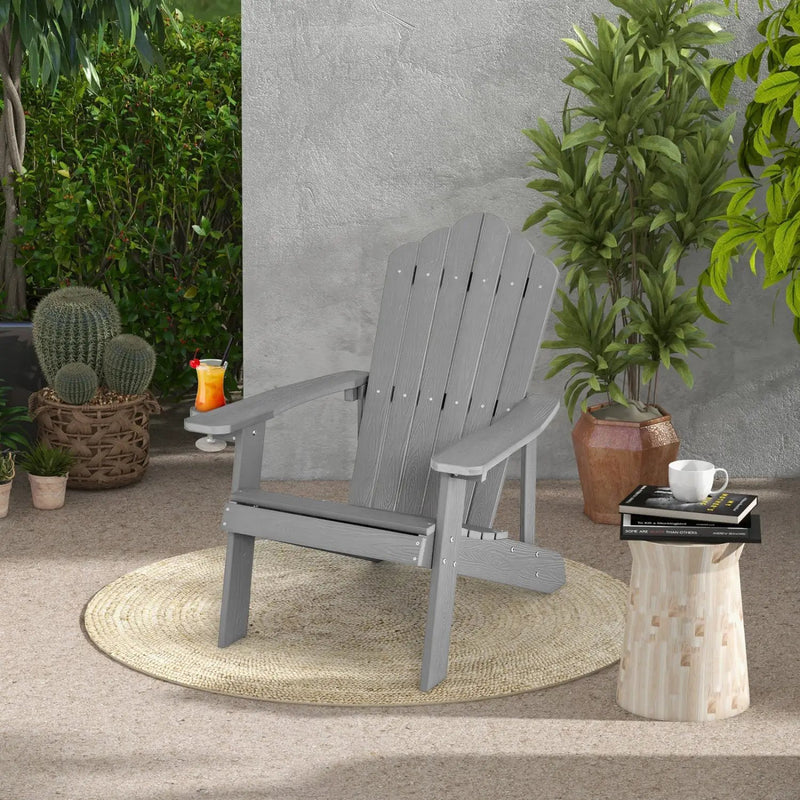 Adirondack Chair Set - Adult & Kids Pair for Patio by DirectDeals