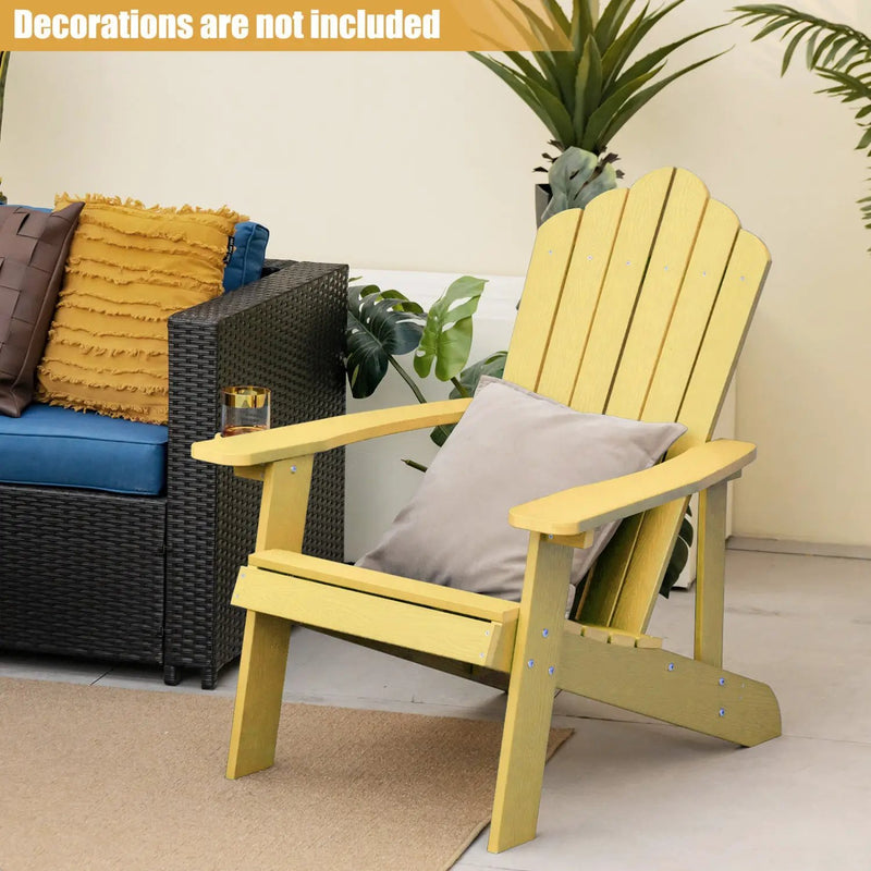 Adirondack Chair Set - Adult & Kids Pair for Patio by DirectDeals