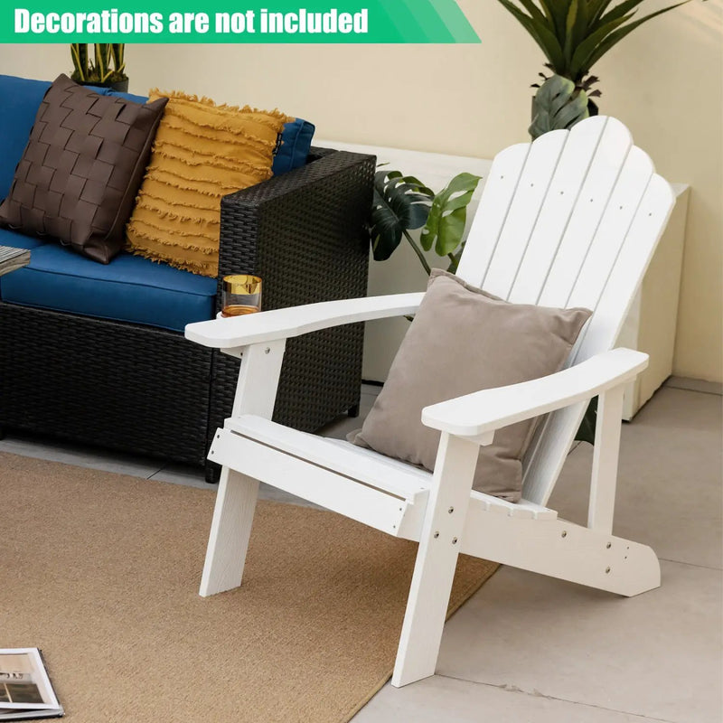Adirondack Chair Set - Adult & Kids Pair for Patio by DirectDeals