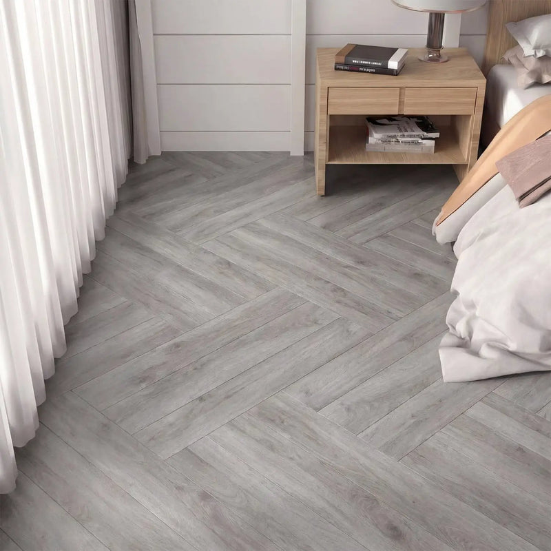 Set of 2 Floor Tile Vinyl Flooring Waterproof Vinyl Plank Flooring by DirectDeals