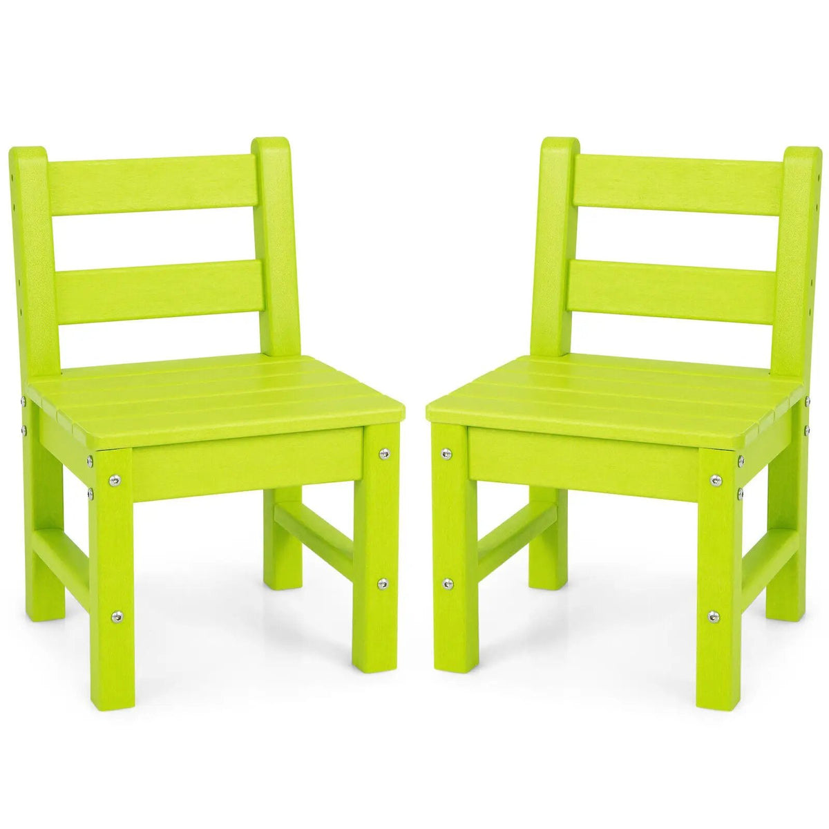 2 Pieces Kids Learning Chair set with Backrest, photo 3 of 31