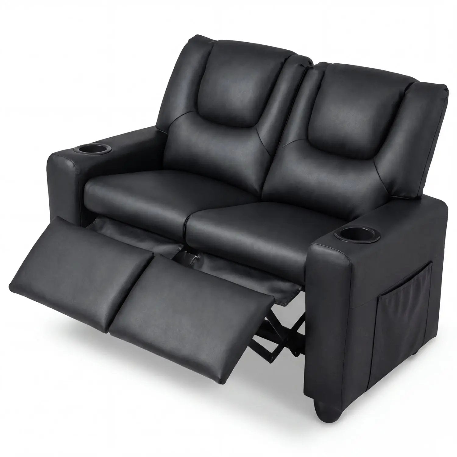 2-Seater Kids Recliner Double Toddler Sofa Chair with 2 Cup Holders by DirectDeals