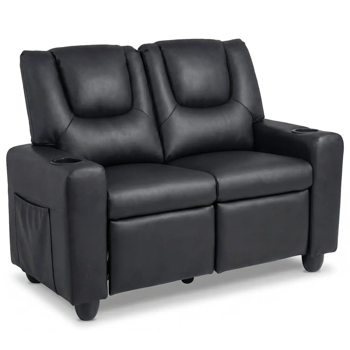 2-Seater Kids Recliner Double Toddler Sofa Chair with 2 Cup Holders, photo 5 of 40