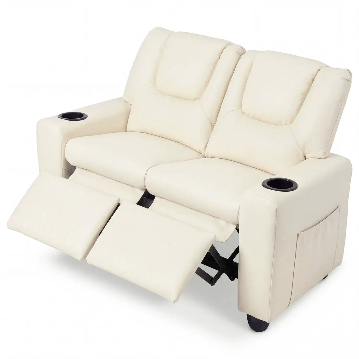 2-Seater Kids Recliner Double Toddler Sofa Chair with 2 Cup Holders, photo 28 of 40