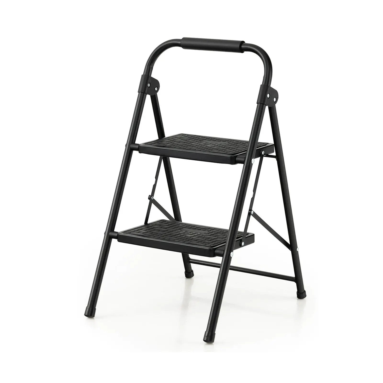 2-Step Folding Ladder with Wide Anti-Slip Pedal by DirectDeals