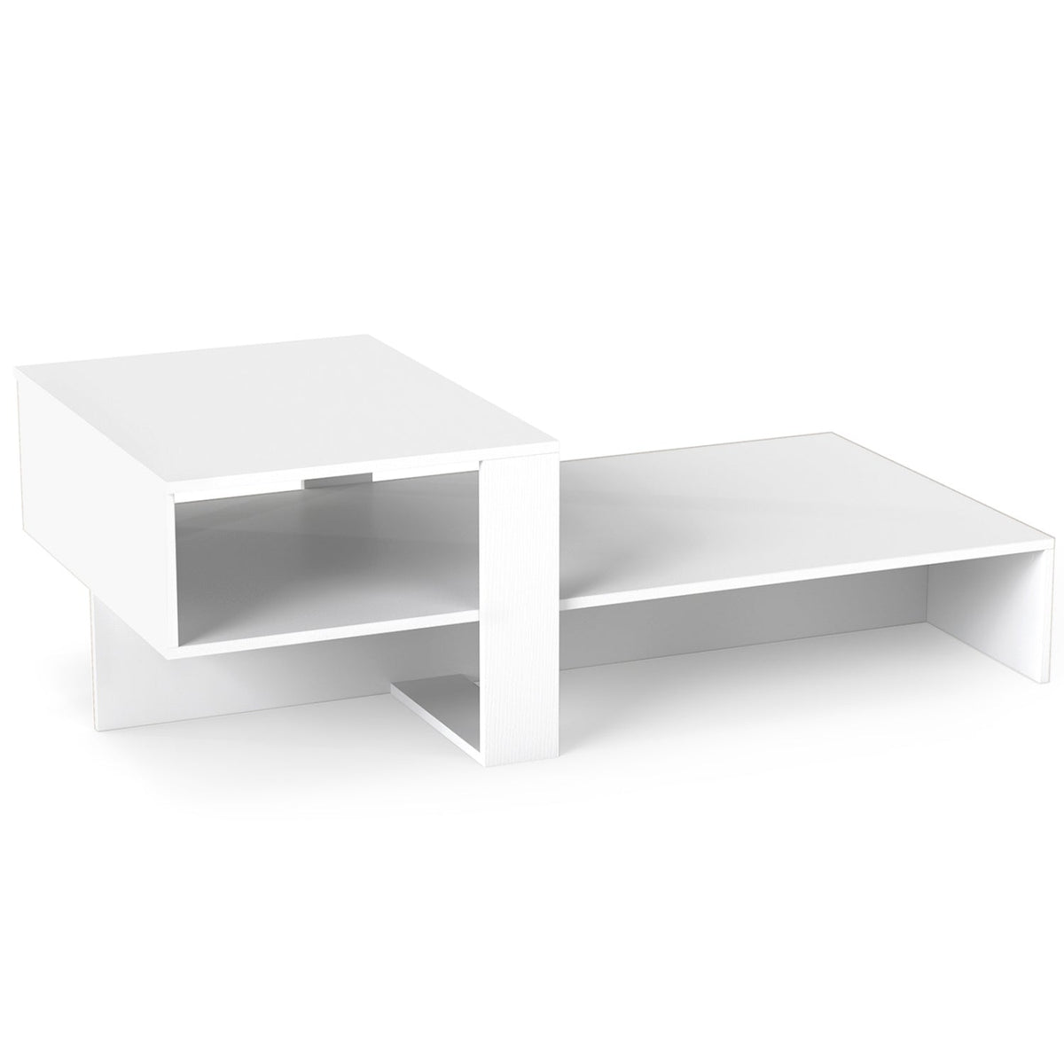 2-Tier Coffee Table with Open Storage Shelf, photo 28 of 32