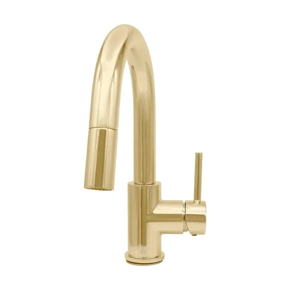 ZLINE Dante Kitchen Faucet In Polished Gold, DNT-KF-PG by Farmhouse Kitchen and Bath