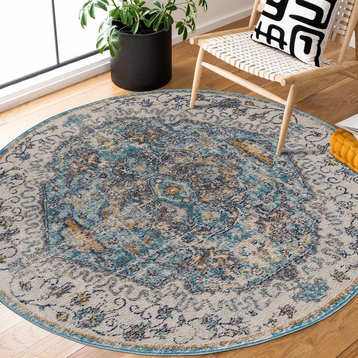Tigrit Blue 2301 Area Rug - Clearance, photo 5 of 9