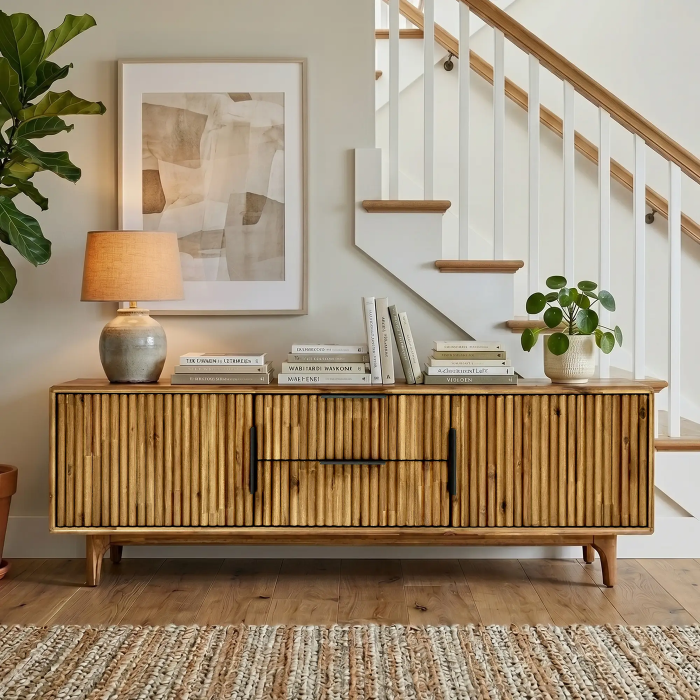 Bosk Solid Wood Storage Bench by Megsu