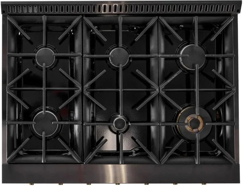 Kucht KX Series 36" Freestanding Dual Fuel Range KXP36-GL by Farmhouse Kitchen and Bath