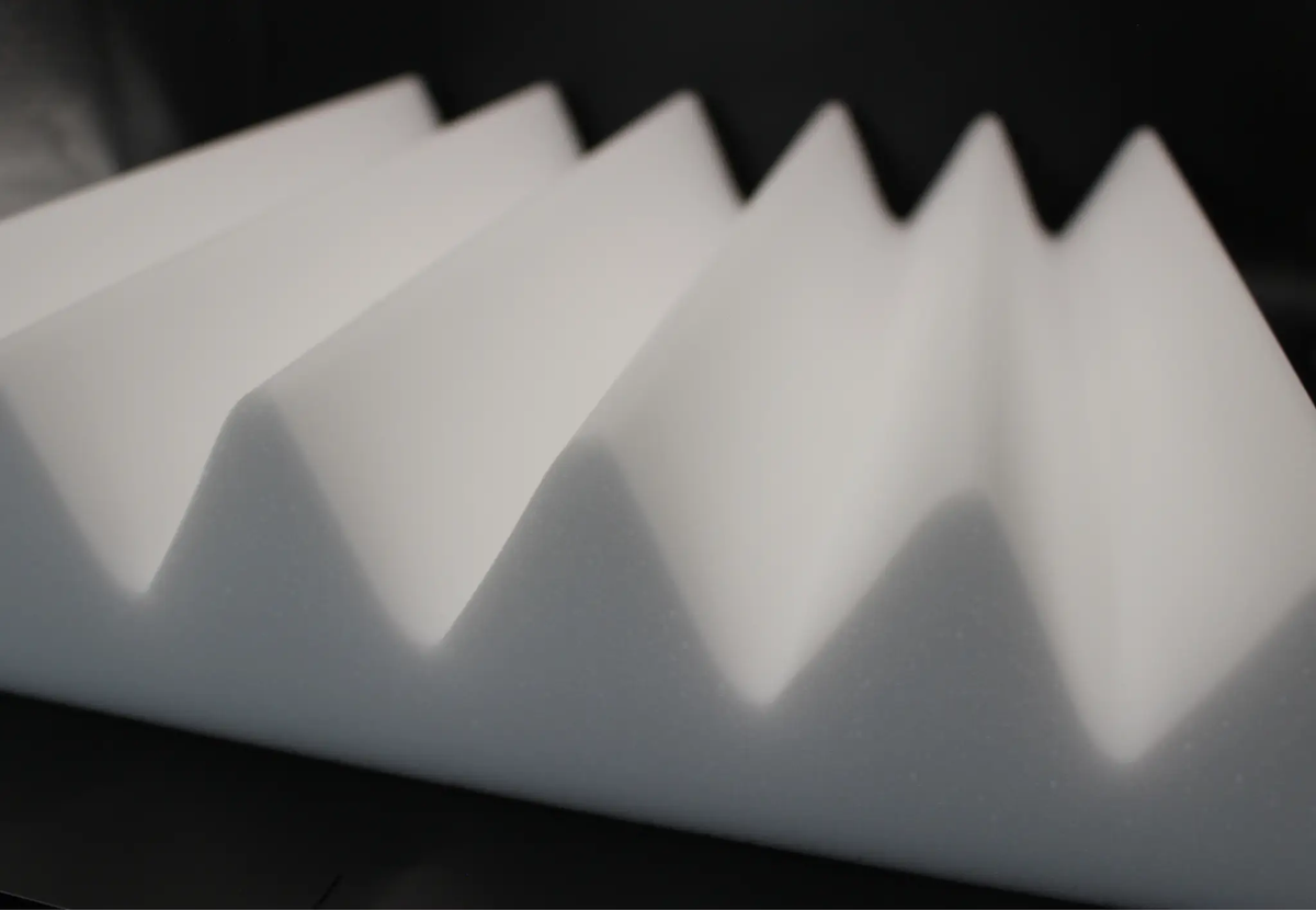 White Acoustic Foam Panels - 12x12x2.5", photo 8 of 13