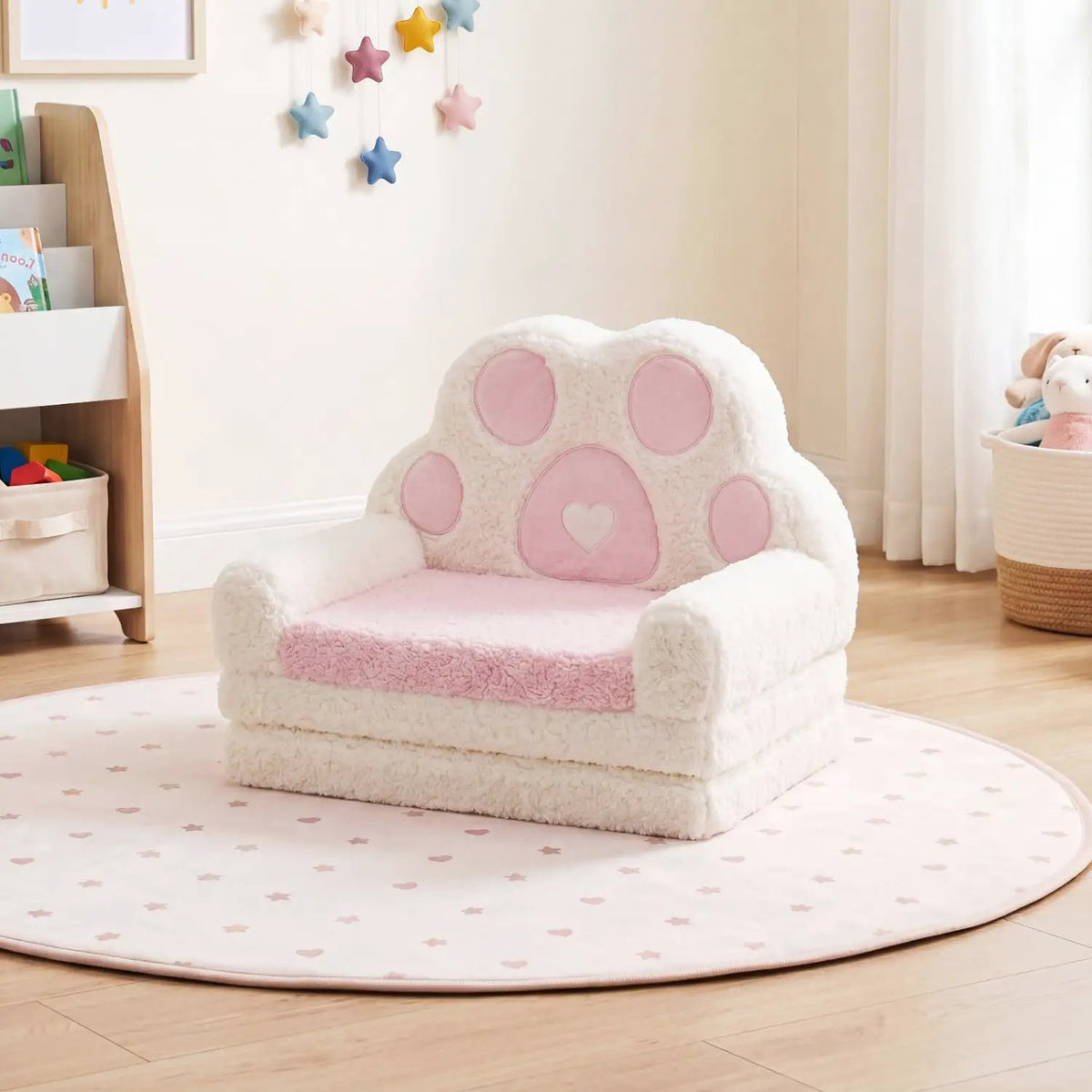 2-in-1 Convertible Kids Sofa to Lounger with Removable Cover, photo 15 of 16