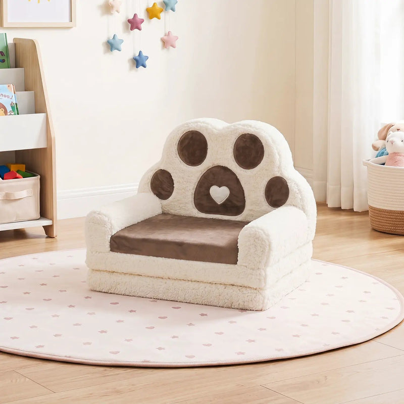 2-in-1 Convertible Kids Sofa to Lounger with Removable Cover by DirectDeals