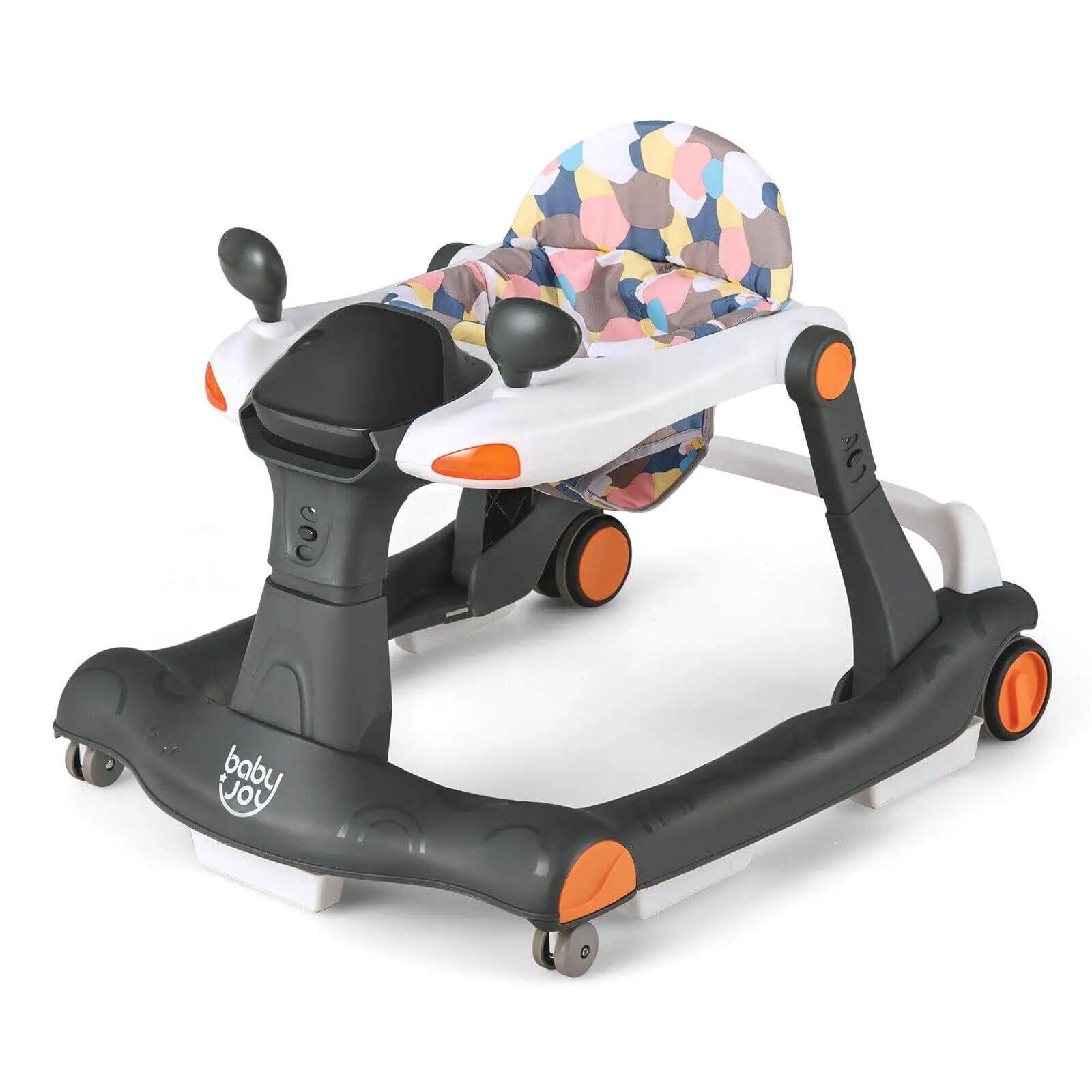 2-in-1 Foldable Activity Push Walker with Adjustable Height by DirectDeals