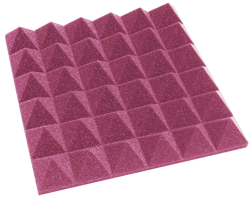 2 Inch Acoustic Foam Pyramid Style Panels - 13 Color Options by SoundAssured