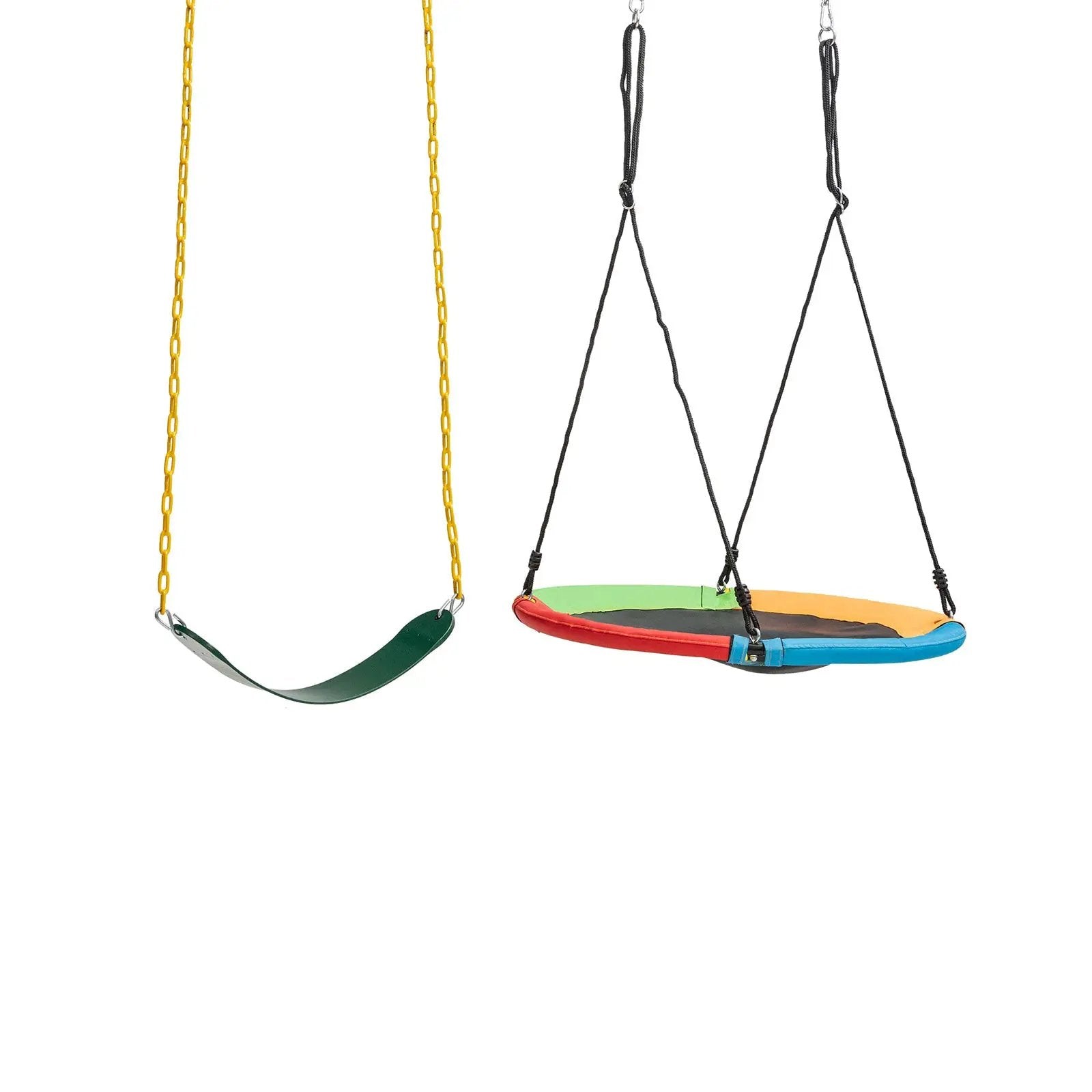 2-Pack Swing Set Swing Seat Replacement and Saucer Tree Swing (Without Stand) by DirectDeals