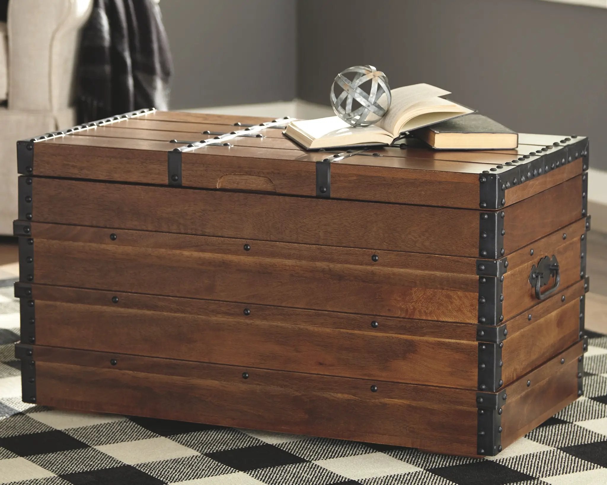 Kettleby - Storage Trunk - Brown by Unique Piece Furniture