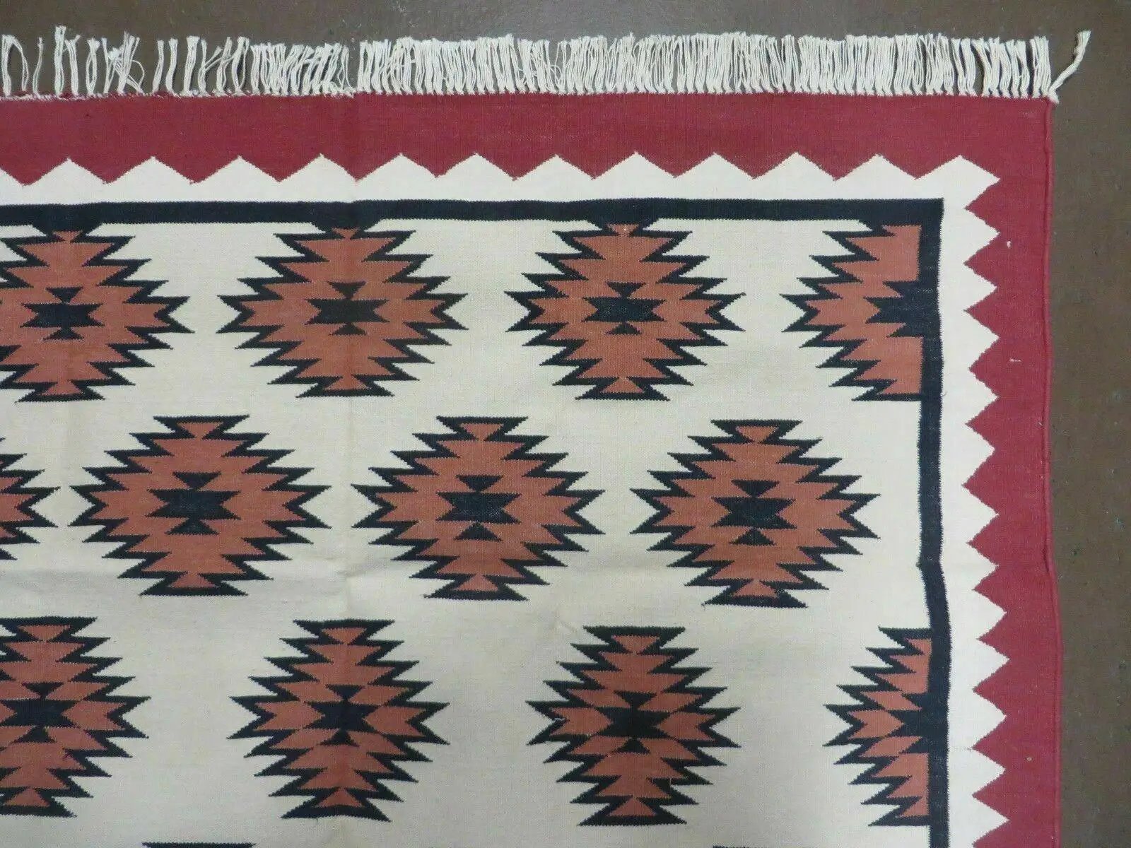 5' X 8' Hand Woven Wool Rug Contemporary Kilim Dhurrie Modern Oriental Area Rug by Jewel Rugs