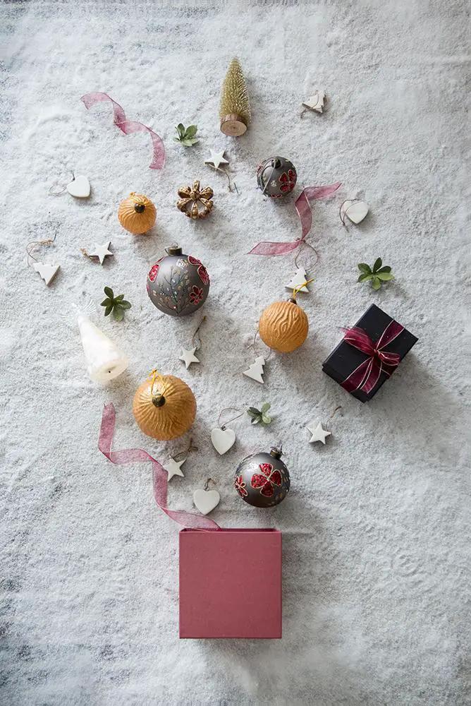 Christmas Ball Glass Decorative Hanging Ball Christmas Tree Ornaments For Holiday Party Decorations by Unique Piece Furniture
