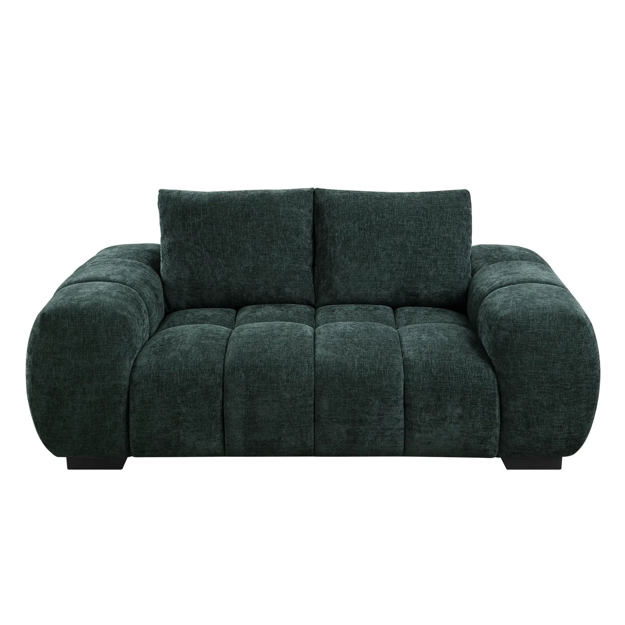 Ferrand - Chenille Loveseat - Green by Unique Piece Furniture