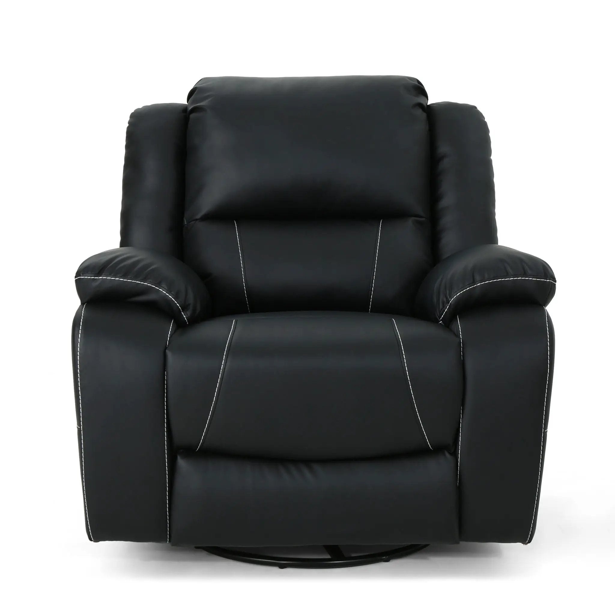 Stylish Wide Manual Swivel Standard Recliner by Unique Piece Furniture