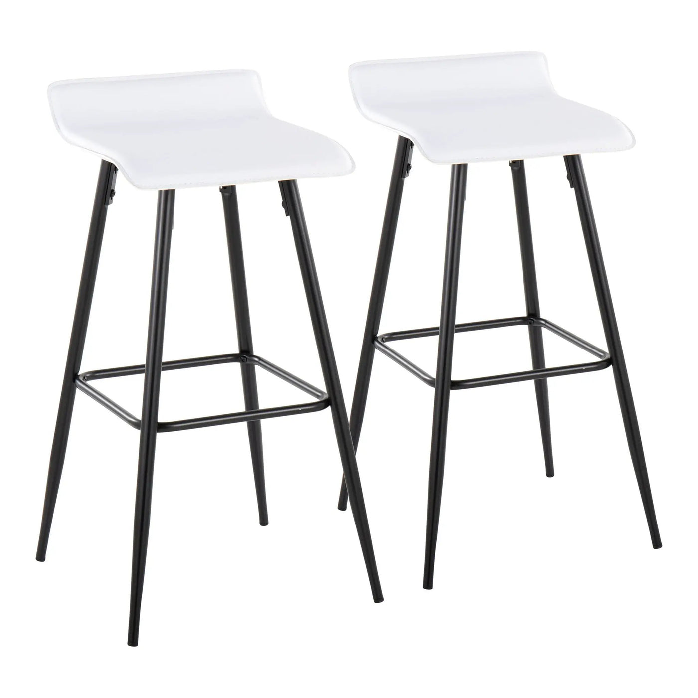 Ale - Contemporary Fixed-Height Bar Stool (Set of 2) by HouseOfZazla