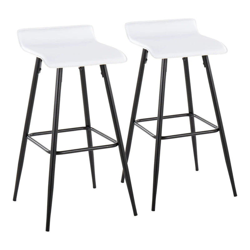 Ale - Contemporary Fixed-Height Bar Stool (Set of 2) by Unique Piece Furniture