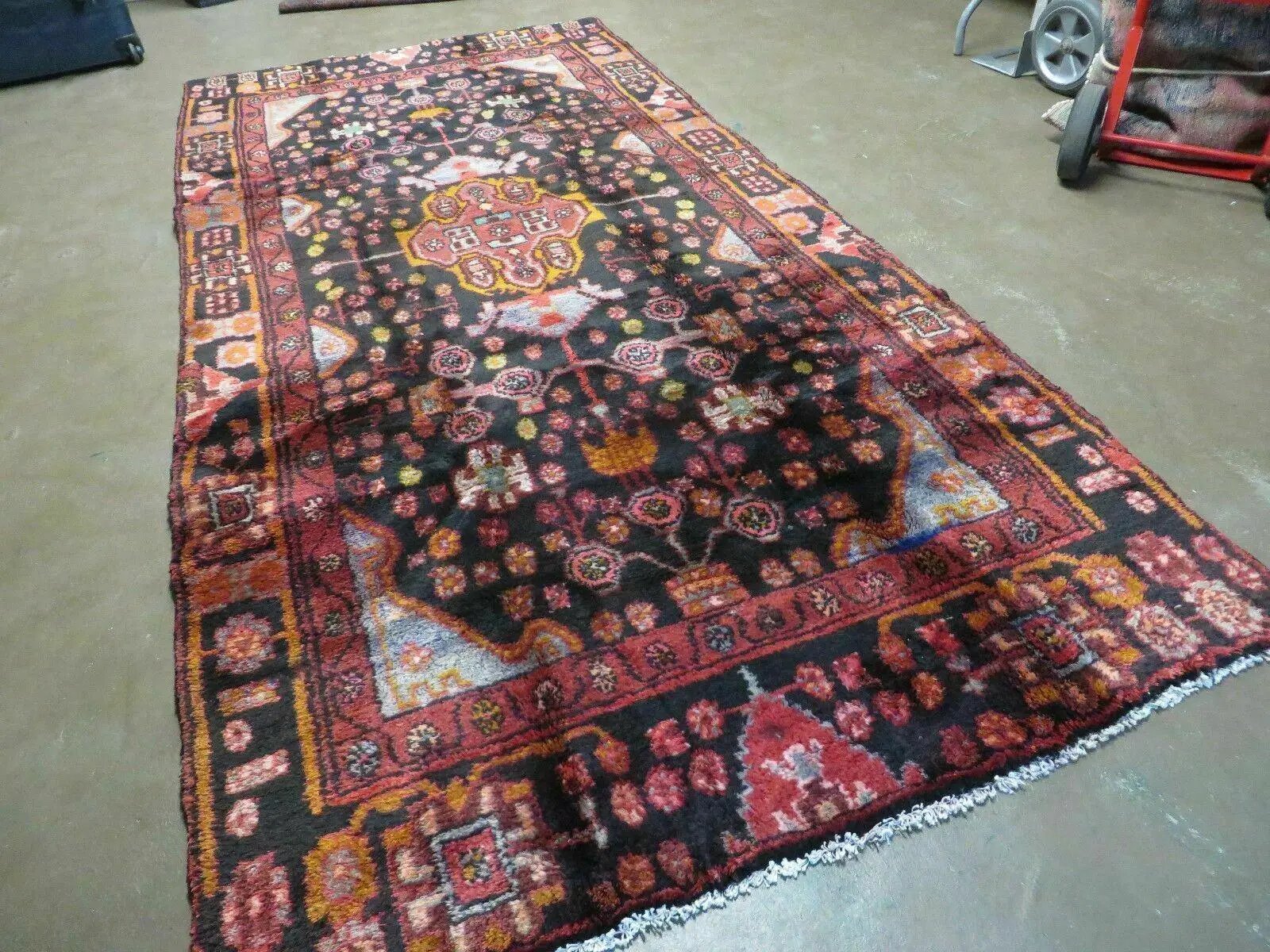 4' X 10' Antique Handmade Tribal Turkish Oriental Floral Wool Rug Organic Nice by Jewel Rugs