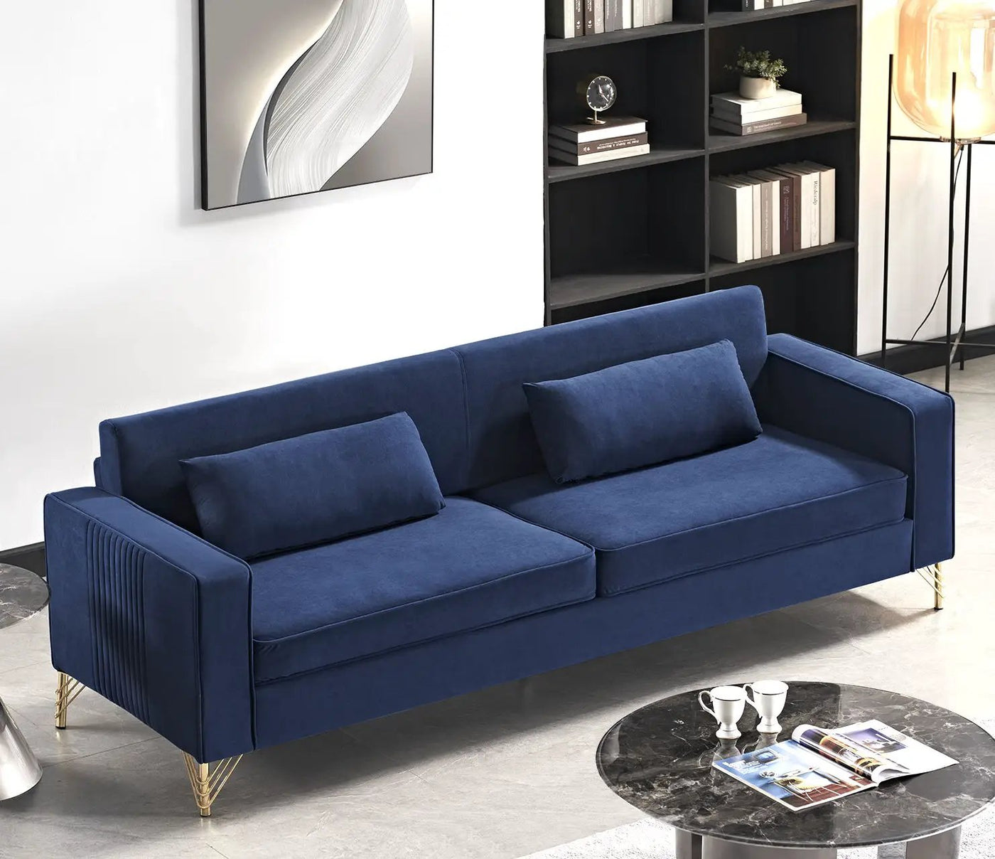 Aesthetic 3 Seater Couch With Classic Modern Appeal And Luxurious Soft Comfort by Unique Piece Furniture