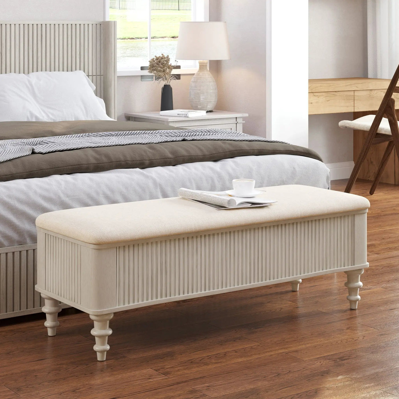 Multi Functional Storage Ottoman Bench by HouseOfZazla