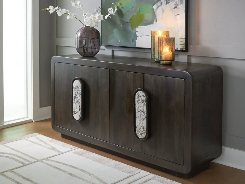 Elliston - Accent Cabinet - Espresso Brown by Unique Piece Furniture