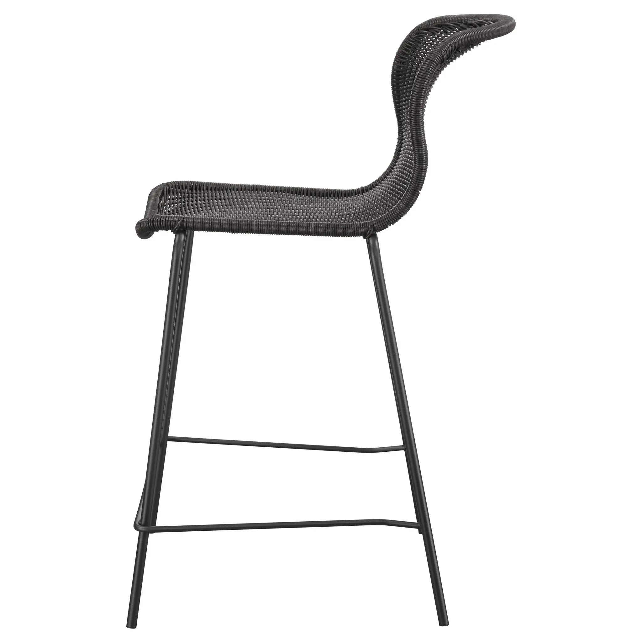Mckinley - Counter Chair (Set of 2) Seat - Brown by HouseOfZazla