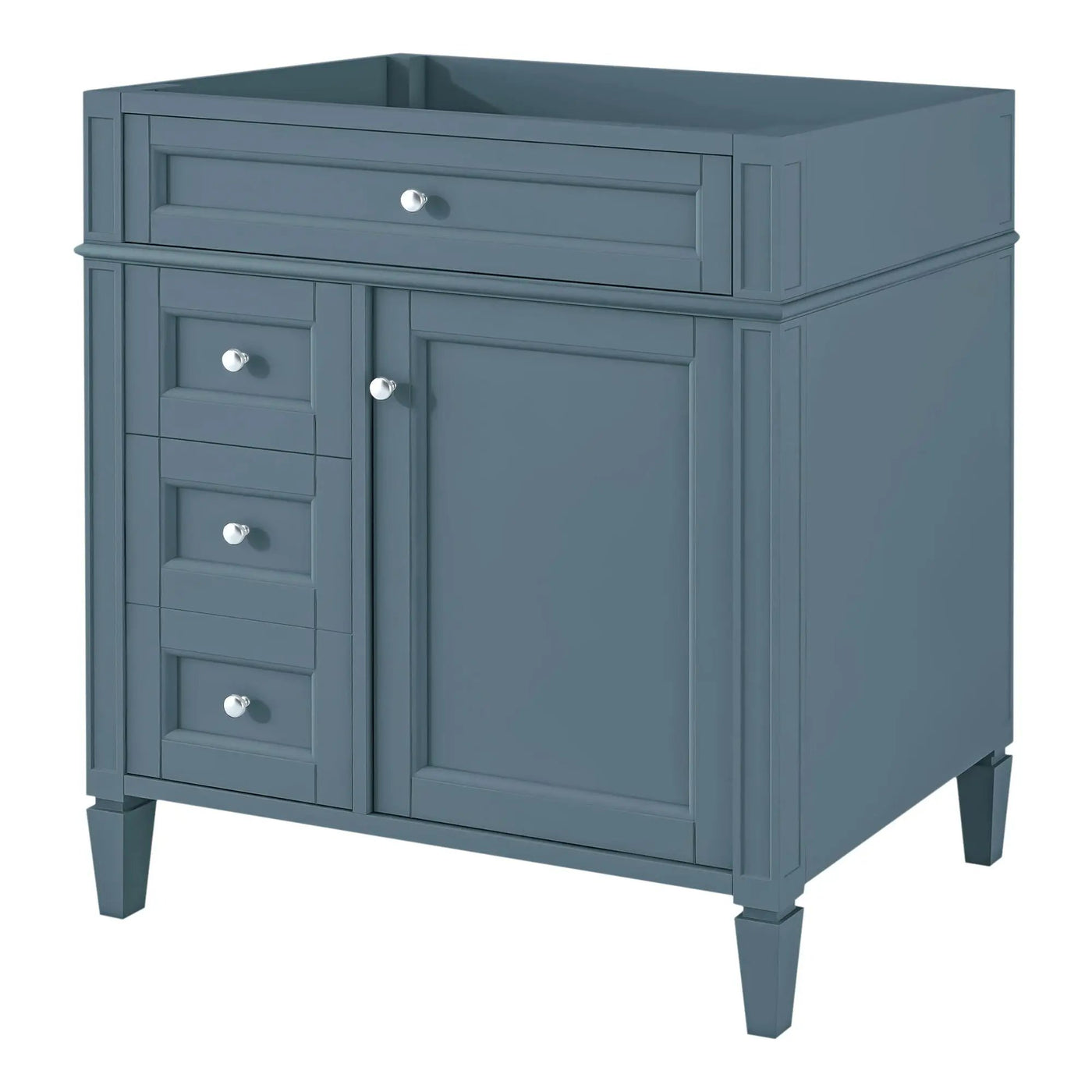 Bathroom Vanity With 2 Drawers And Tip-Out Drawer, Storage Cabinet by Unique Piece Furniture
