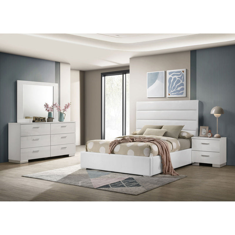 Dulcey - Bedroom Set With Modern Tufted Headboard by HouseOfZazla