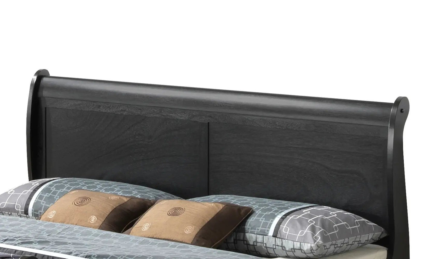 Panel Sleigh Bed by HouseOfZazla
