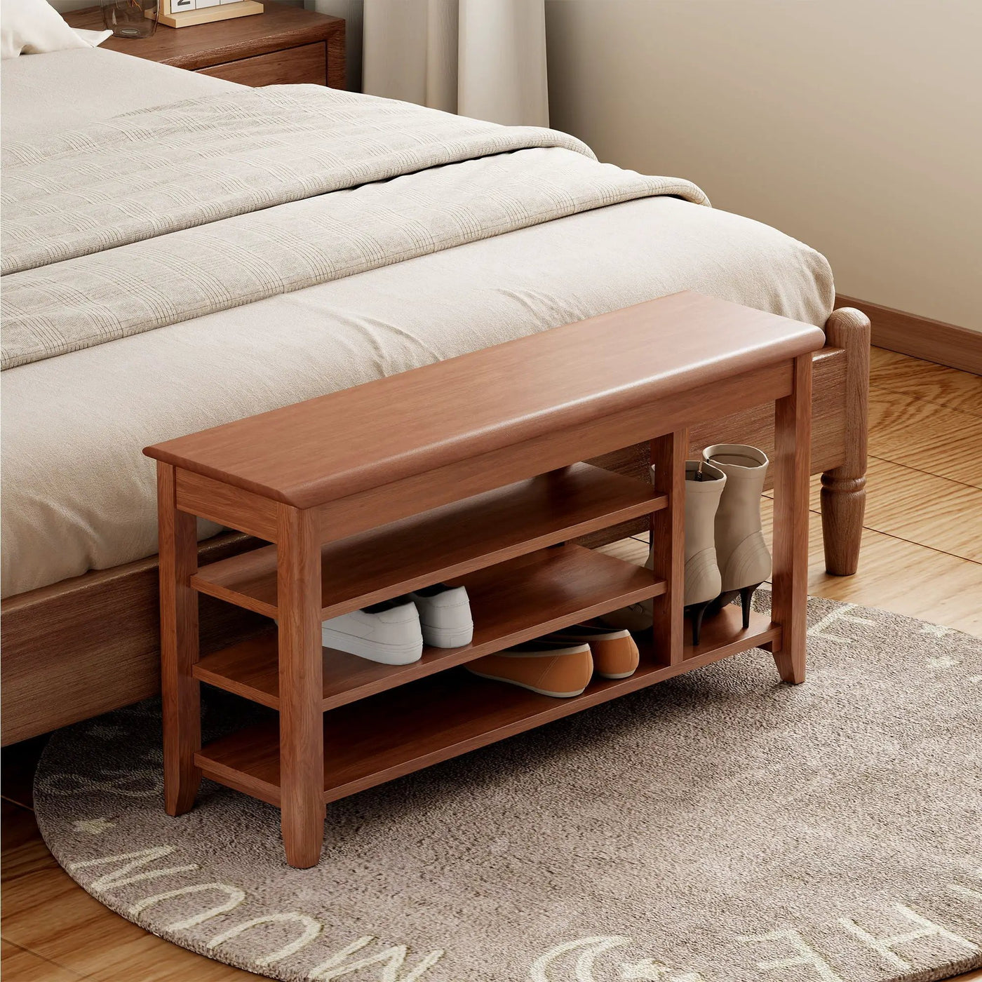 Multi Functional Double Layer Shoe Stool by HouseOfZazla
