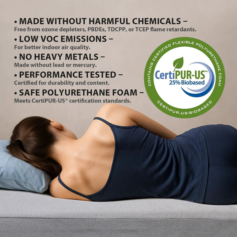 Memory Foam Infused Futon Mattress Full Size by HouseOfZazla