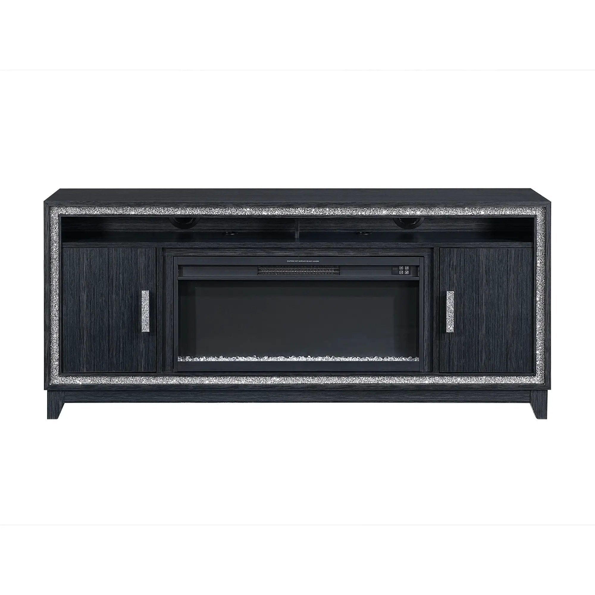 Almera - Fireplace With Adjustable Temperature And LED Options by Unique Piece Furniture