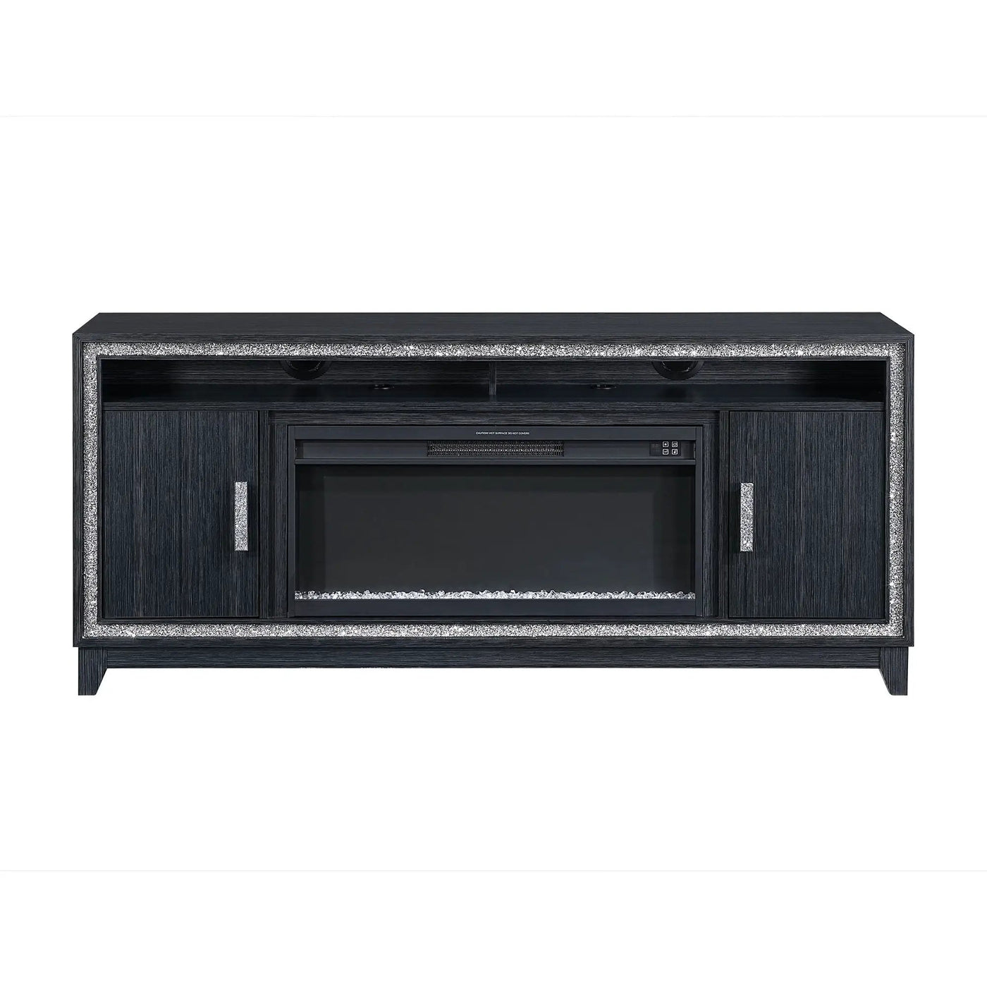Almera - Fireplace With Adjustable Temperature And LED Options by HouseOfZazla