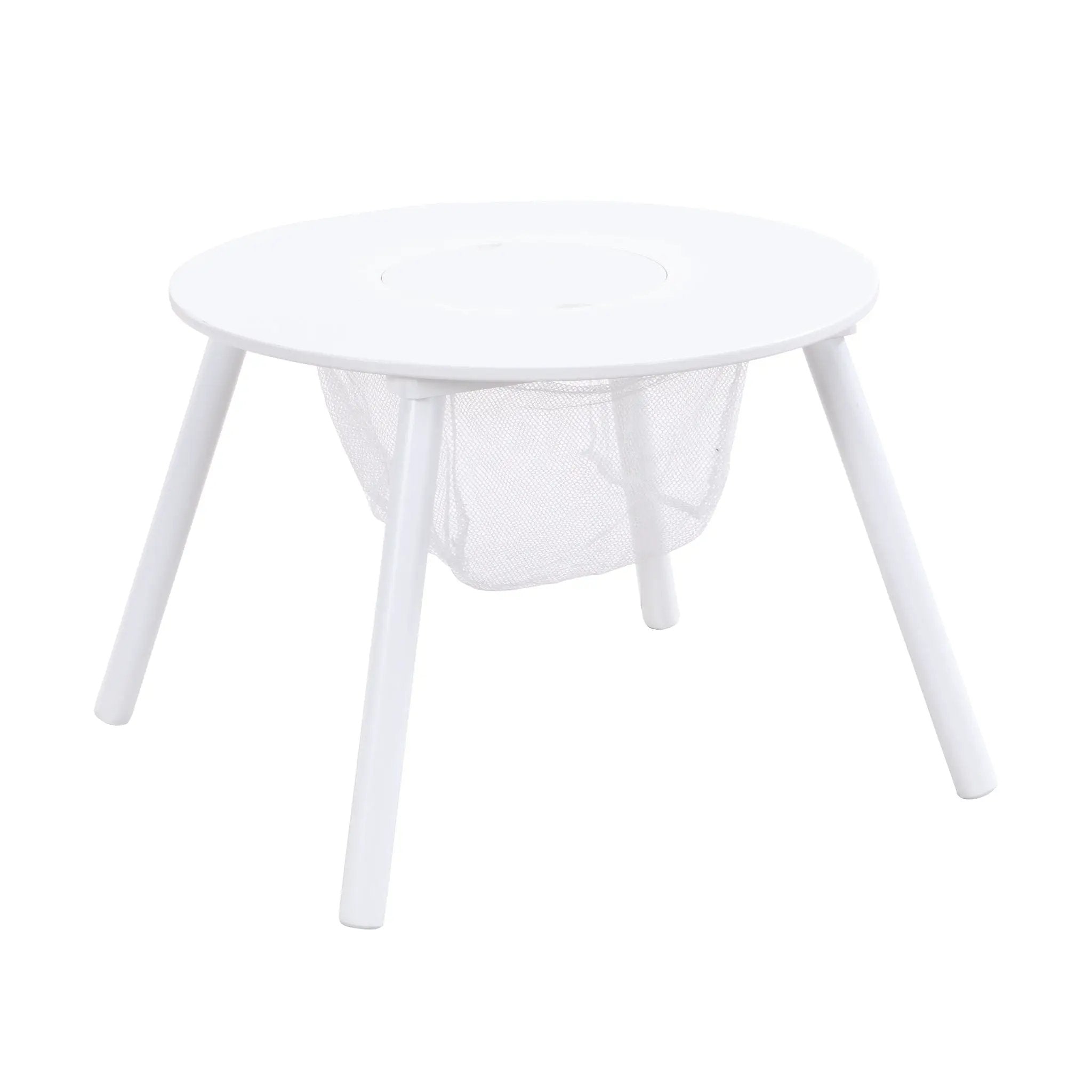 Children's Panel Table With 4 Chairs - White by Unique Piece Furniture