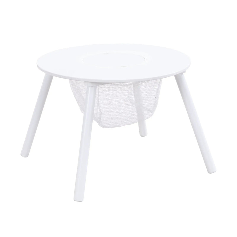 Children's Panel Table With 4 Chairs - White by Unique Piece Furniture