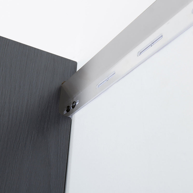 Nova Series - Door Wall Mounted Garage Cabinet, Soft Closing - Dark Gray by HouseOfZazla