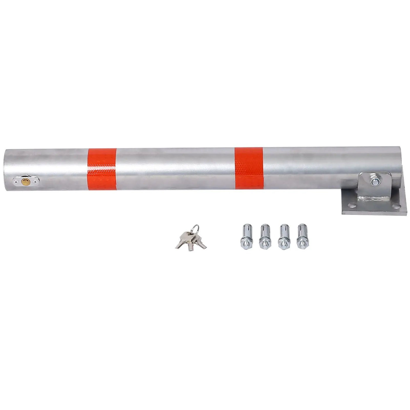 Parking Bollard Pole Barrier With Lock for Car Parking Protection by HouseOfZazla