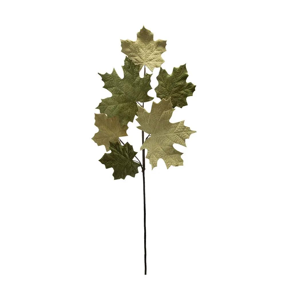 Paper Maple Leaf Spray, Botanicals Decor For Harvest Festival Fall Festival & Thanksgiving Table Decorations by Unique Piece Furniture