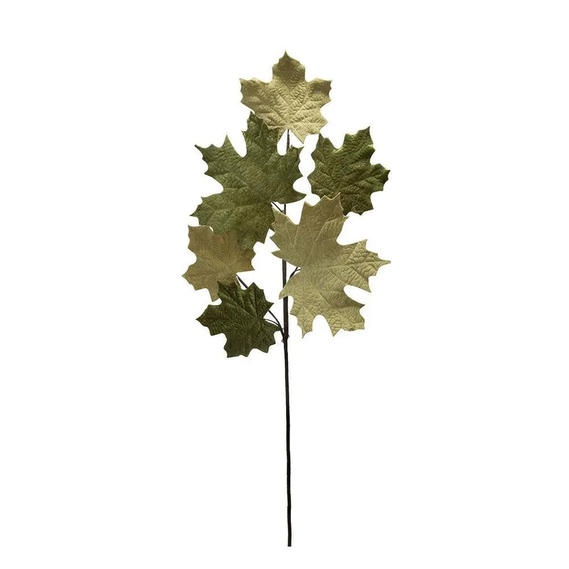 Paper Maple Leaf Spray, Botanicals Decor For Harvest Festival Fall Festival & Thanksgiving Table Decorations by Unique Piece Furniture