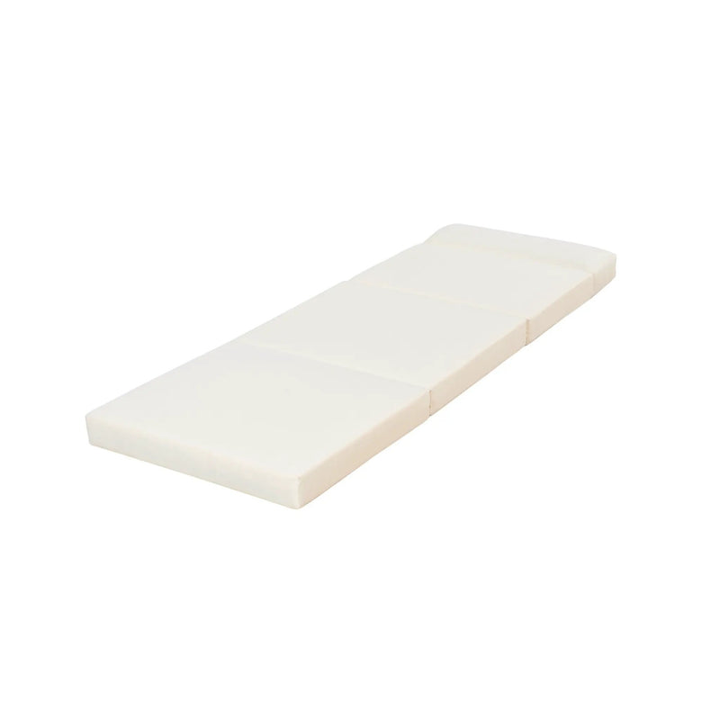 Outdoor Reclining Chair Cushion with Headrest in Beige by HouseOfZazla