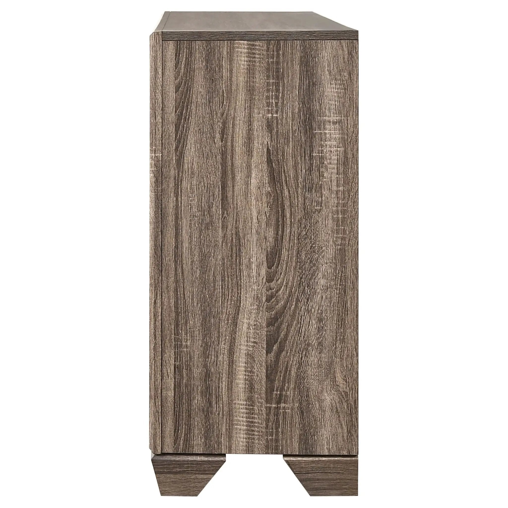 Kauffman 6-drawer Dresser Washed Taupe by Unique Piece Furniture