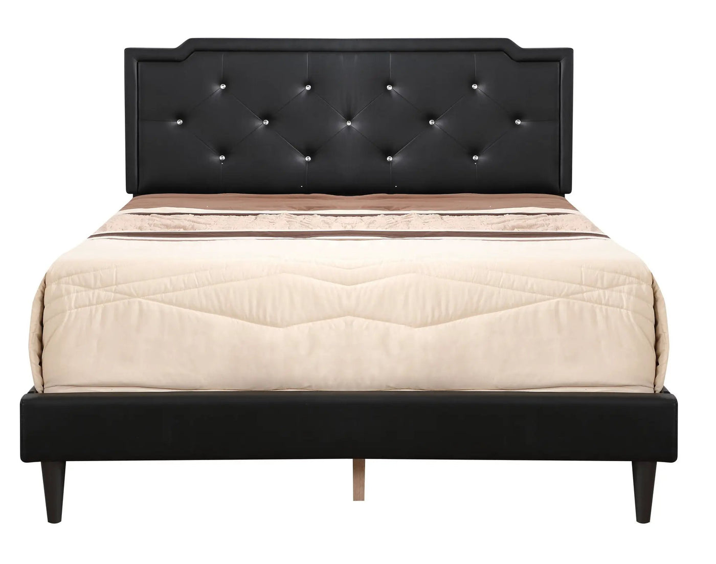 Button Tufted Bed Charming For Cozy Spaces by Unique Piece Furniture