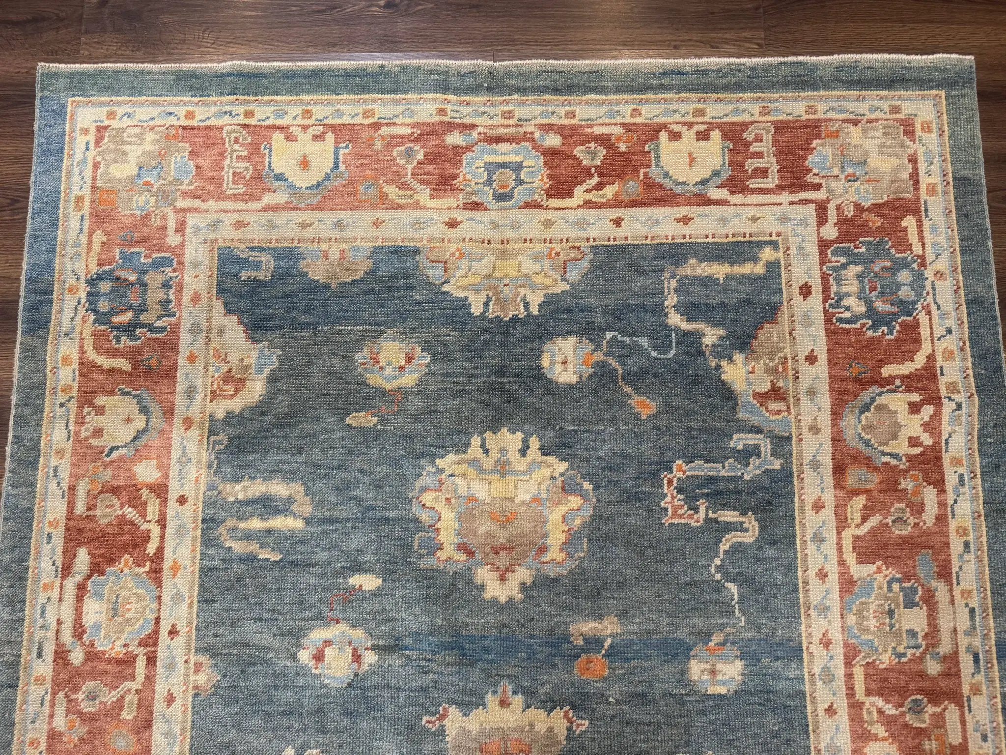 Turkish Oushak Rug 6x9, Sultanabad Carpet, Medium Size Oriental Rug by Jewel Rugs