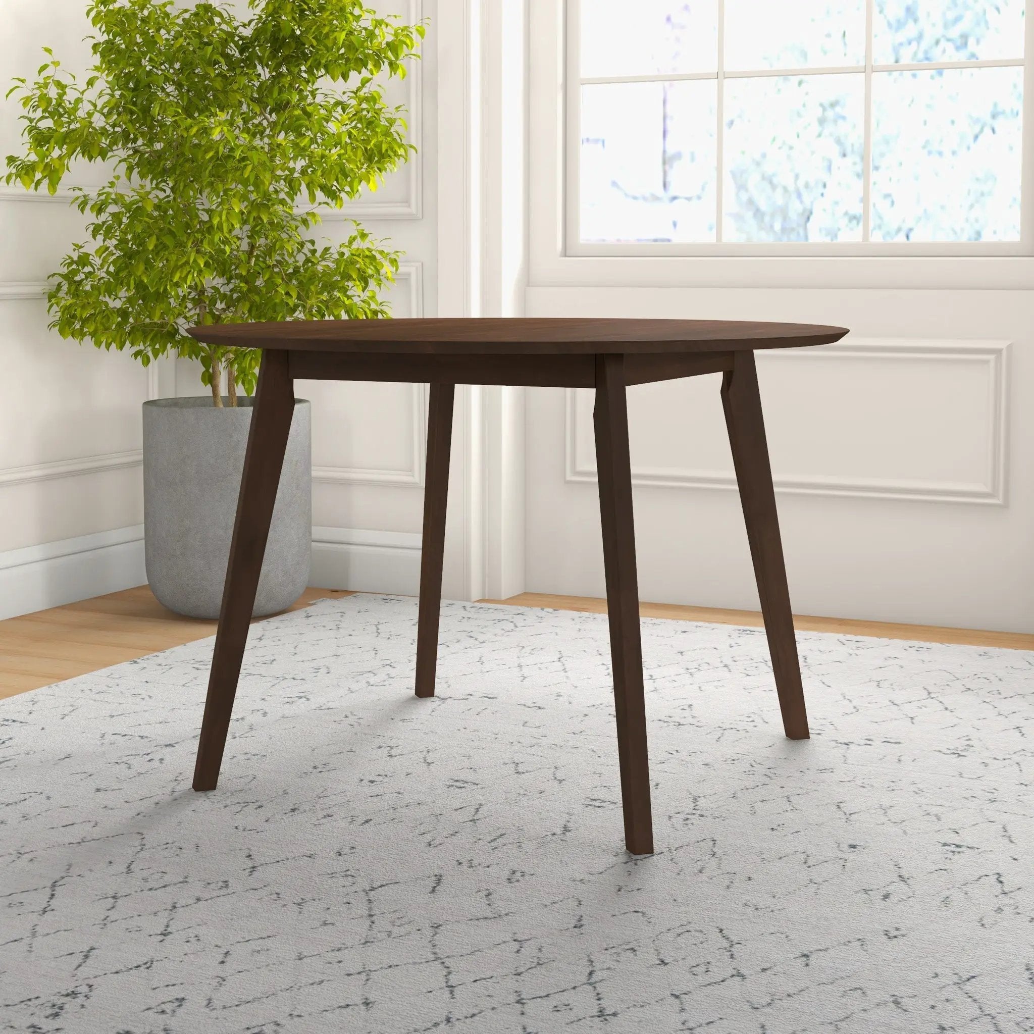 Lara Dining Table (Walnut) by HouseOfZazla